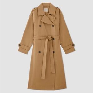 Everlane Cotton Long Trench Coat